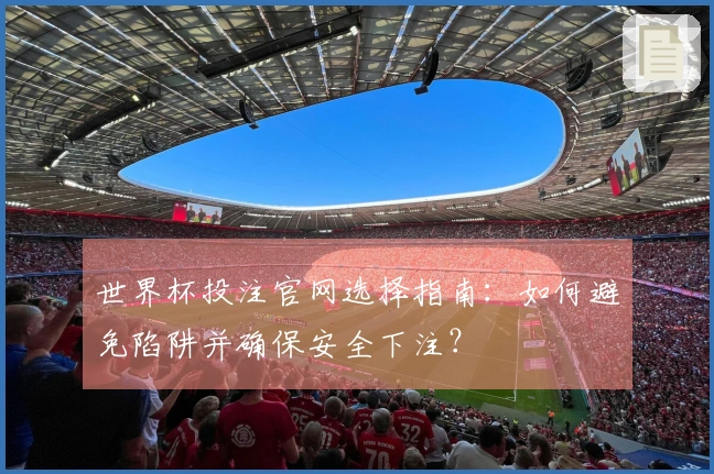 世界杯投注官网选择指南：如何避免陷阱并确保安全下注？