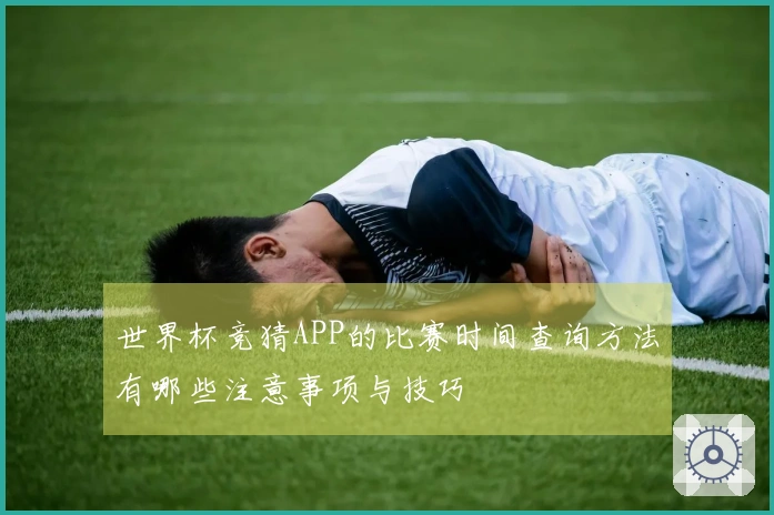 世界杯竞猜APP的比赛时间查询方法有哪些注意事项与技巧