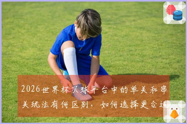 2026世界杯买球平台中的单关和串关玩法有何区别，如何选择更合适？