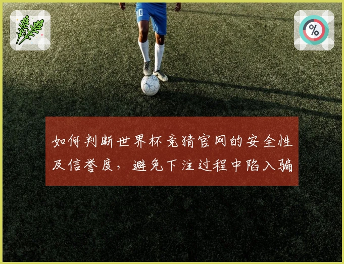 如何判断世界杯竞猜官网的安全性及信誉度，避免下注过程中陷入骗局